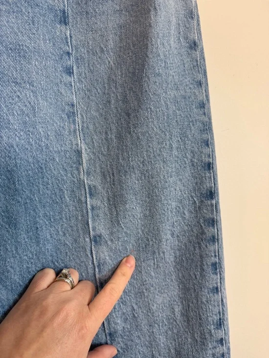 Abercrombie & Fitch The '90s Relaxed Jean High Rise Curve Love | Size 28 Long - Picture 5 of 9